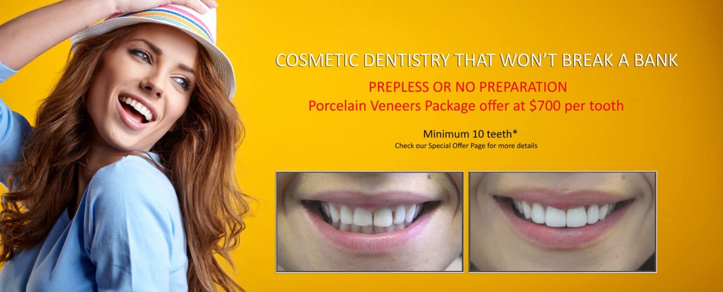 What do Porcelain Veneers cost? VENEER SPECIALS & PACKAGES Melbourne