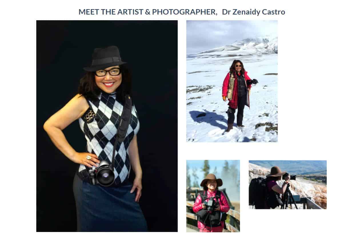 Dr Zenaidy Castro-Famous Cosmetic Dentist in Melbourne, Famous Australian Photographer and Abstract Artist
