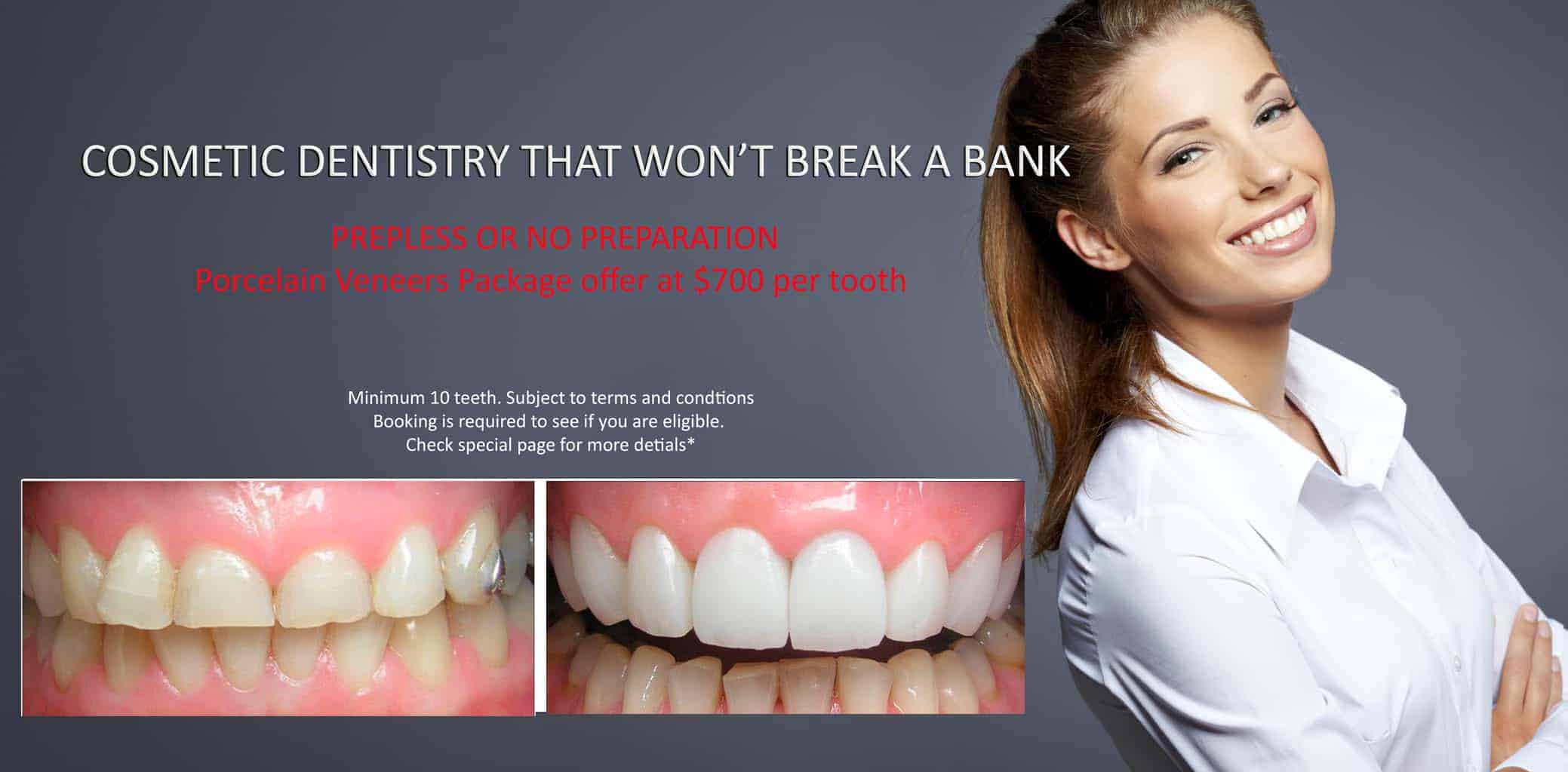 Costs of Cosmetic Dentistry and Smile Makeover in Melbourne