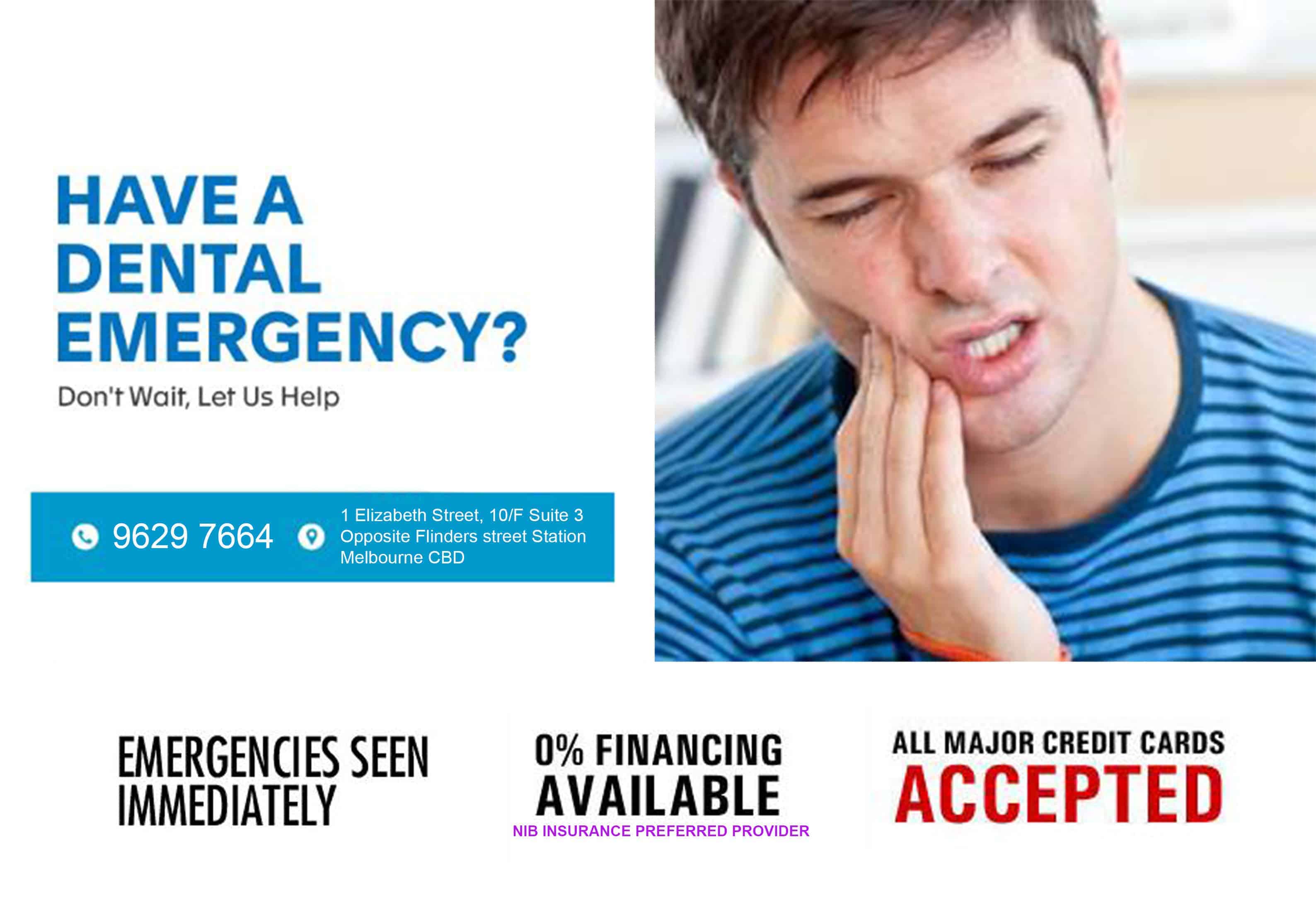 Emergency Dentist Melbourne CBD - EMERGENCY DENTAL CARE