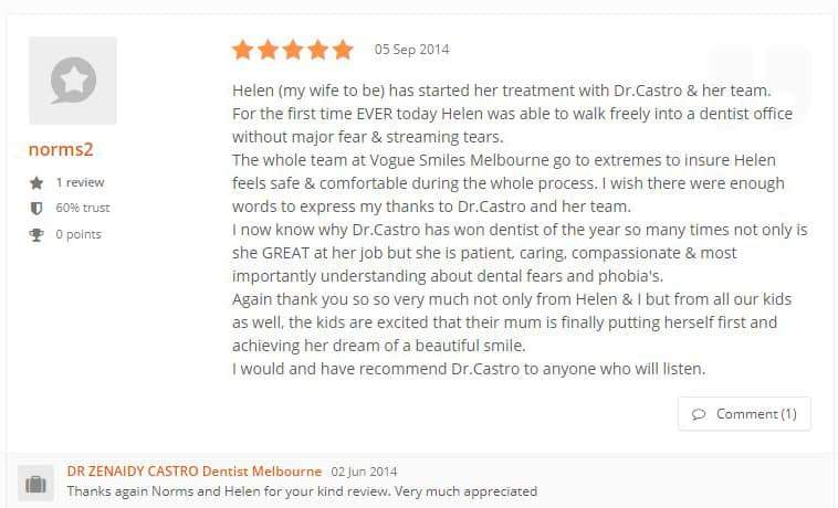 WOMOW ONLINE REVIEW BEST GENTLE DENTIST IN MELBOURNE FOR ANXIOUS AND DENTAL PHOOBIC PATIENTS 
