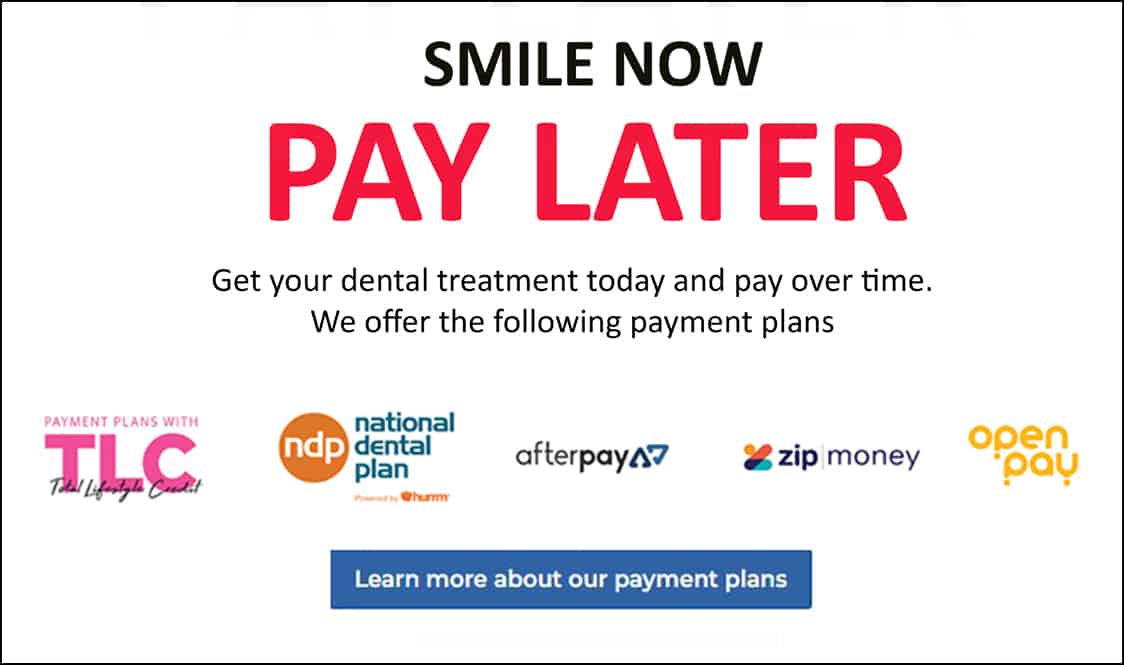 dental financing Melbourne, Dental Payment plan melbourne, Smile Now, Pay later, 